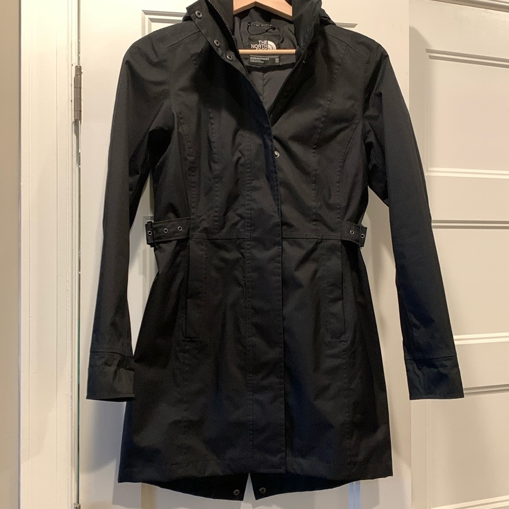 The North Face Women’s Black Raincoat with Hood